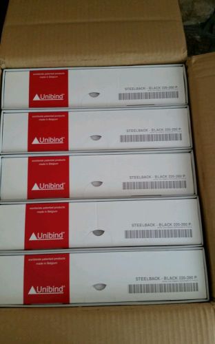 Unibind steelback - black 220-280 p 5 boxes 125pcs for sale