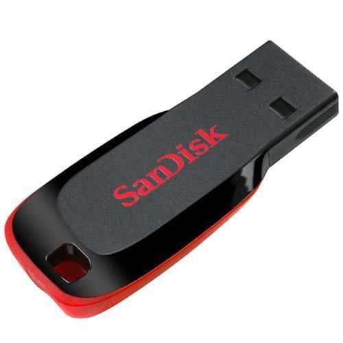 New SanDisk Cruzer Blade USB Flash Drive 16GB / 32GB / 64GB Retail