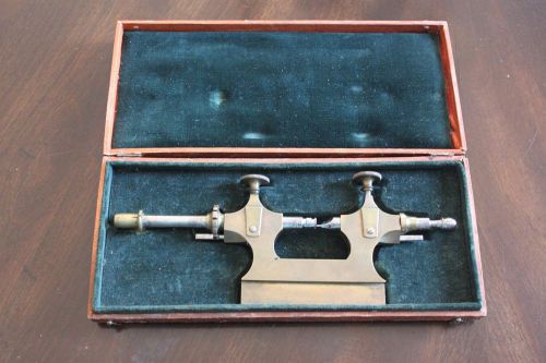 ANTIQUE ? VINTAGE TOOL LATHE POSSIBLE JACOT PIVOT ? BRASS ? WATCH REPAIR IN CASE