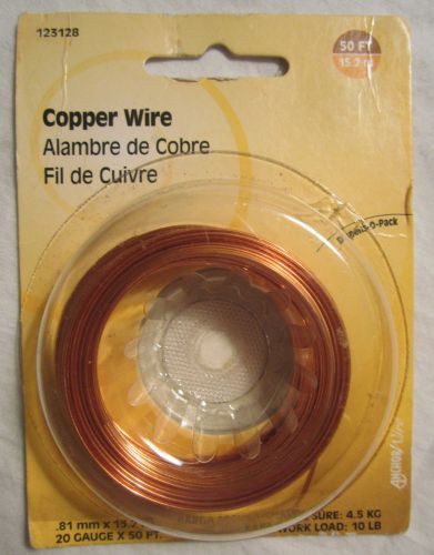 Copper Wire 20 Gauge x 50 Feet