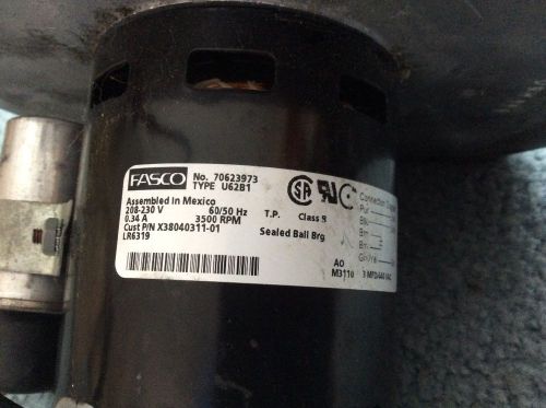 Trane (2) inducer motors and (1) gas valve *n.o.s* for sale