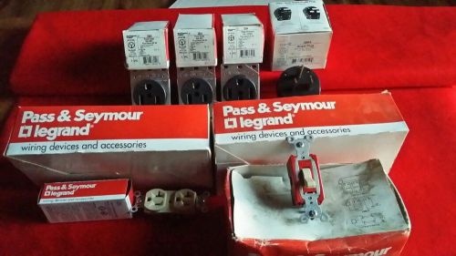 Pass and Seymour wiring devices. Misc lot
