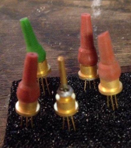 LOT OF 5 LASER DIODES 3-PIN NO SPEC SHEET
