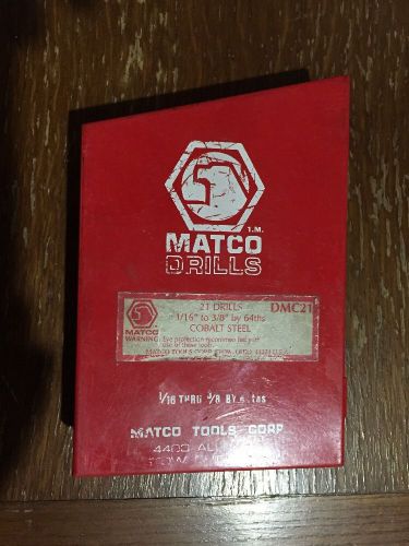 Matco tools drill bit case indexed for sale