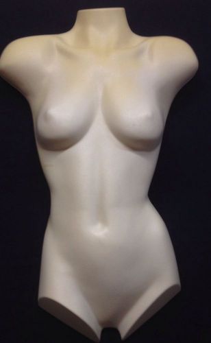 Female full torso  mannequin.  hollow hanging body form. for sale