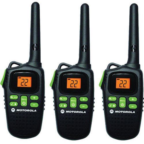 Motorola Talkabout MD200TPR FRS Two-Way - 10 Mile Radio Triple 3-Pack