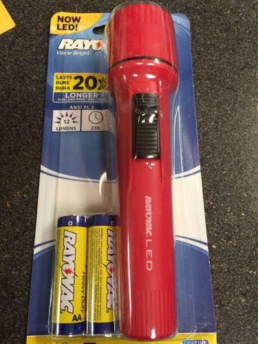RAYOVAC, Now LED!, Value Bright, Lasts 20 Times Longer, 12 Lumens, 23 hr.  Red
