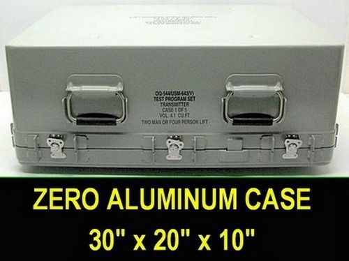 Zero aluminum shipping case - air tight - storage case - military transport case for sale