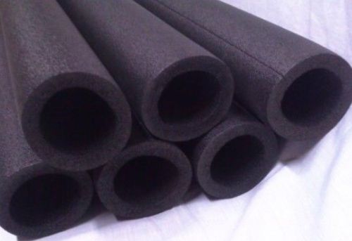 Roll bar padding black high density polyethylene foam pipe insulation 2&#039; length for sale
