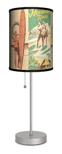 Sports - surfing hawaiian tours sport silver lamp for sale