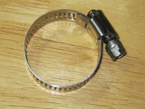 UPC  SS  Worm Gear Clamp Size-16  1/2&#034;-Wide  11/16&#034;to1-1/2&#034;  18to38mm 10-Pack