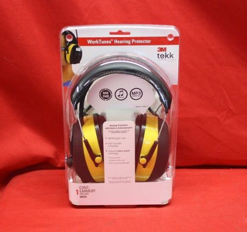 3M Tekk-Peltor 90541, Worktunes Hearing Protector-NRR: 24dB, iPod/MP3 Compatible