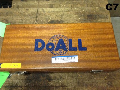 Doall gage blocks set no 81-r w/ wooden storage box for sale