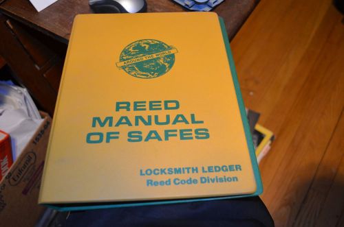 Locksmith Ledger-  Reed Manual Of Safes (1979)
