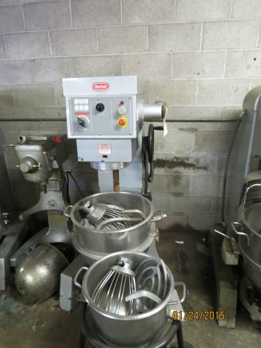 Used berkel 60 mixer 220 volt 3 phase with bowl, dough hook, batter beater, whip for sale