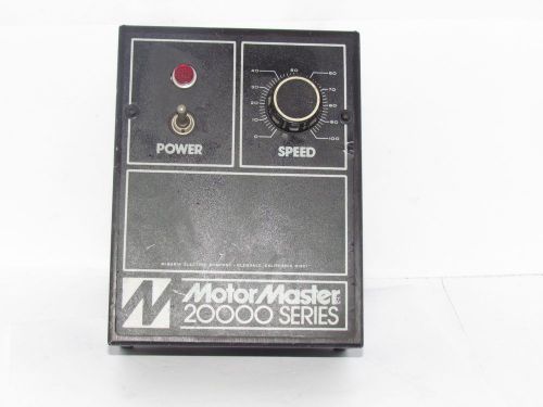MOTOR MASTER MM21111A SPEED CONTROLLER 20000 SERIES