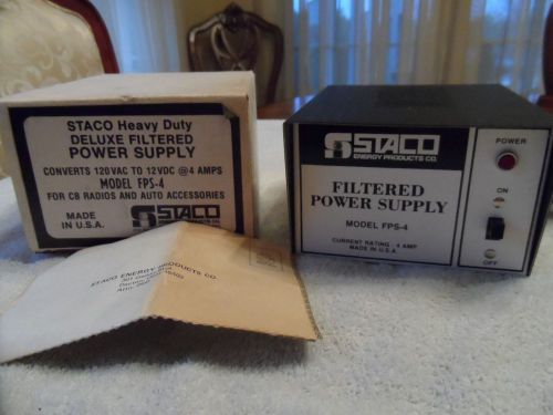 STACO FILTERED POWER SUPPLY MODEL FPS-4 4 AMP by STACO ENERGY PRODUCTS