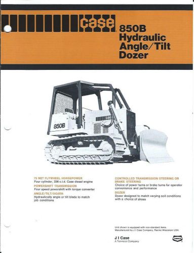 Equipment Brochure - Case - 850B - Hydraulic Angle Tilt Dozer - c1979 (E2139)