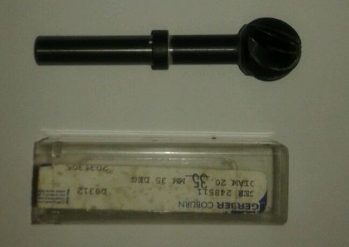 Solid carbide ball  cutter .794&#034; od  -  20 plus mm x 3/8 shank for sale