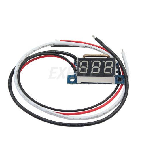 1pc mini blue led digital ammeter amp current ampere meter gauge measure for sale