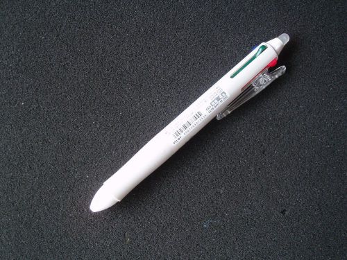 4 Colors Pilot Frixion Retractable 4in1 Ball Point 0.5mm (White Body)