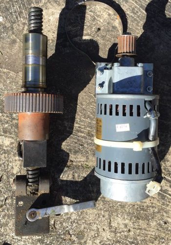 Pelton crane base motor and worm drive shaft for sale