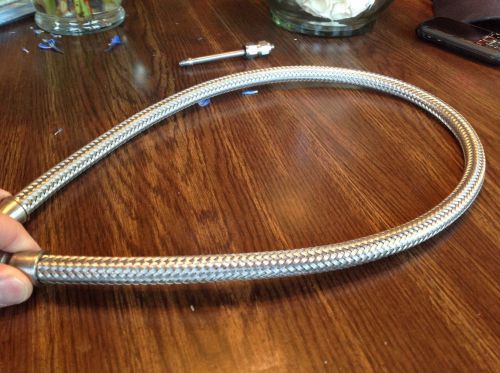 Swagelok fm4 hose with 1/4 inch swagelok fittings attached, 36 inches, for sale