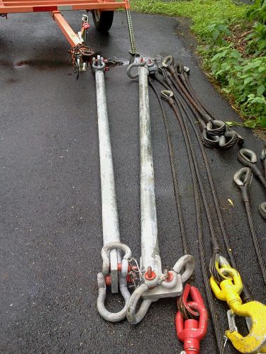 Spreader bar, rigging, cable, spreaders, crane for sale