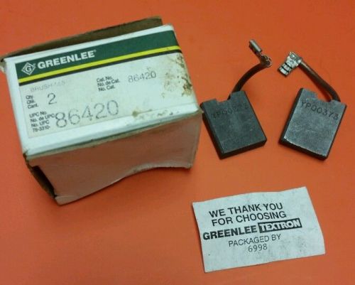 Greenlee 555 Conduit Bender Brushes Part# 86420 New/Old Stock