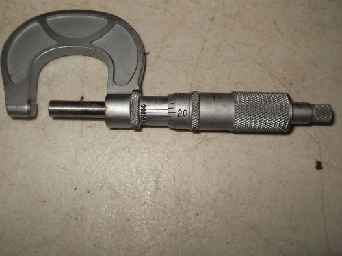TUBULAR MICROMETER CO. - OUTSIDE MICROMETER - MADE IN USA - 1-2 INCHES