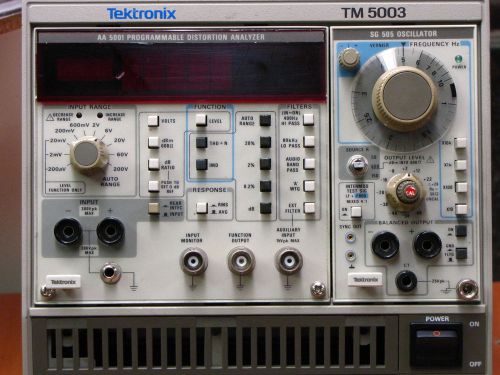 Tektronix Audio Test Set SG505 &amp; AA5001