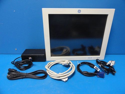 GE CDL1811A LCD / Medical Grade Monitor W/ RS232, VGA, DVI  Cables &amp; Adapter