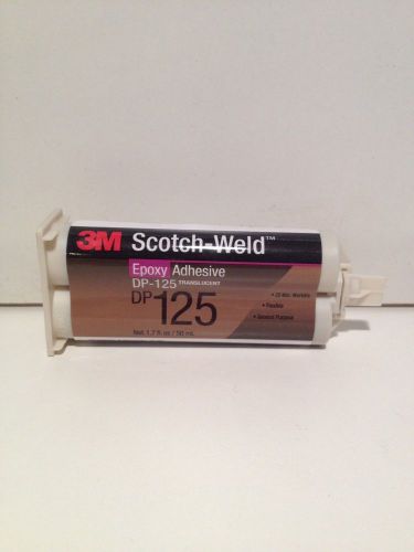 12 Epoxy Adhesive DP 125 Gray 3M Scotch-Weld 1.7fl. oz. Case of 12 Free Shipping