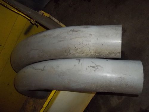 SCH 40 6&#034; Rigid PVC Conduit Elbows, NSF Electrical Non-Metallic-Lot of 2