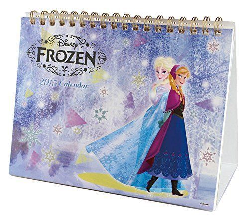 New Calendar 2015 Disney FrozenThe Snow Queen and Ana tabletop Calendar
