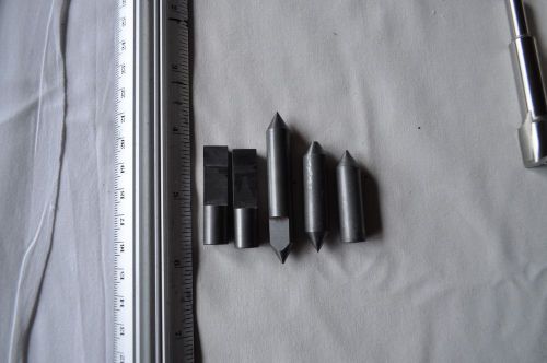 Machinist Tools Dead Centers 2 Female 3 Male Solid Carbide 3/8 Diameter