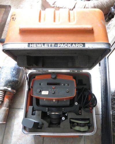 Hp hewlett packard total station. 3810a. surveyor. surveying. w/ heavy duty case for sale