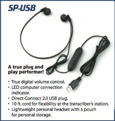 Spectra Twin Speaker USB Headset
