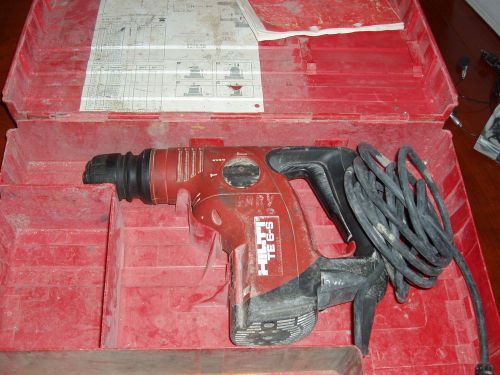 Hilti te 6-s rotary drill hammer with case - parts only- not working for sale