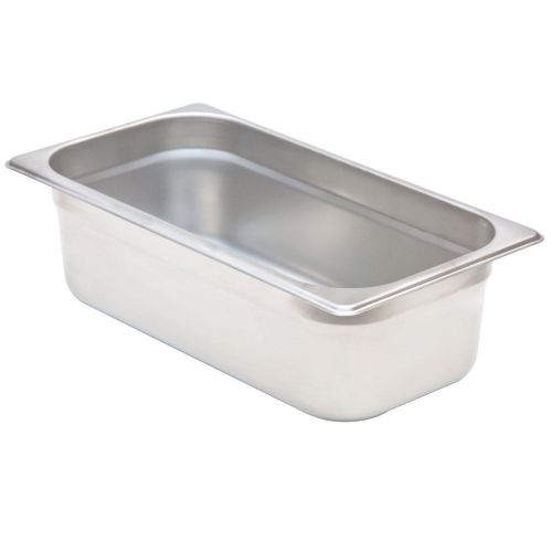 Stainless Steel Pan 4&#034; Deep 1/3 Size