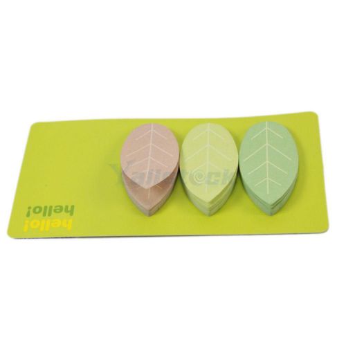 10PCS Beautiful Lovely Fresh leaves Notes Pad 100 Sheets Office Study Use
