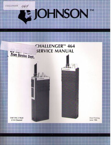 Johnson Service Manual CHALLENGER 464