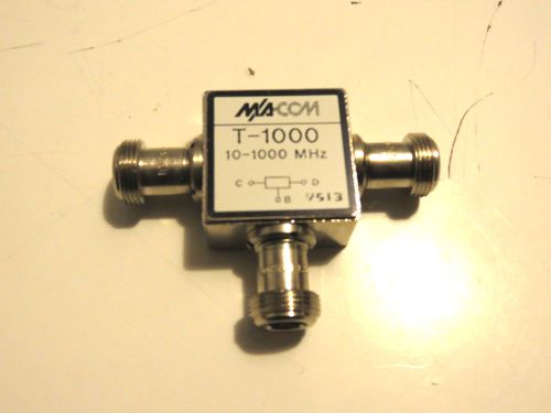 MACOM Splitter T-1000N, Precision 10-1000 MHz  Type-N connectors