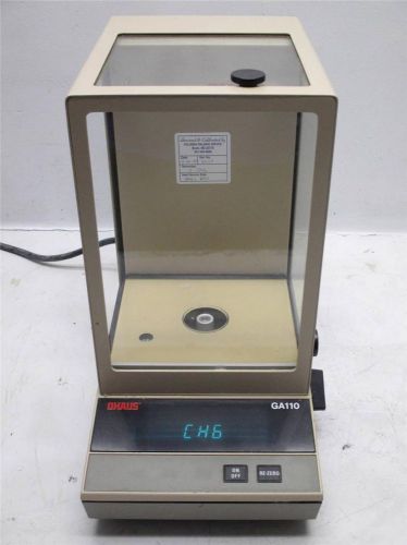 Ohaus ga110 digital electronic precision laboratory analytical balance scale for sale