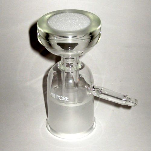 $280 value millipore ground glass base and tubulated cap for 47 mm membranes for sale