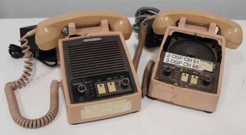 FOR PARTS LOT OF (2) Vintage Vega Radio C-534B Dispatch Remote Control Console