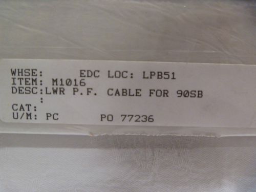 M1016 Mitsubishi Wire EDM Lower Power Feed Cable