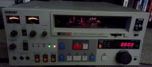 Sony U-matic SP VideoCassette Recorder VO-9600 VO9600 3/4&#034; VTR video deck
