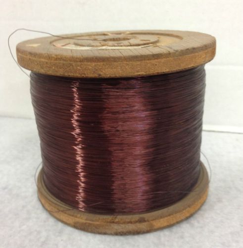 43 AWG Gauge ?  Plain Enamel Copper Magnet Wire 5.78 lbs Brown/Burgundy