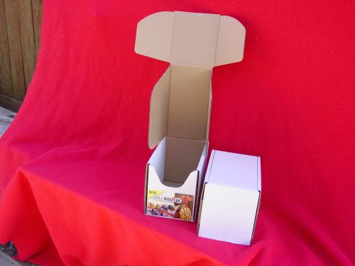 Lot of 10 - Small White Cardboard Shipping Boxes -9&#034;L X 5.5&#034; W X 6&#034;D